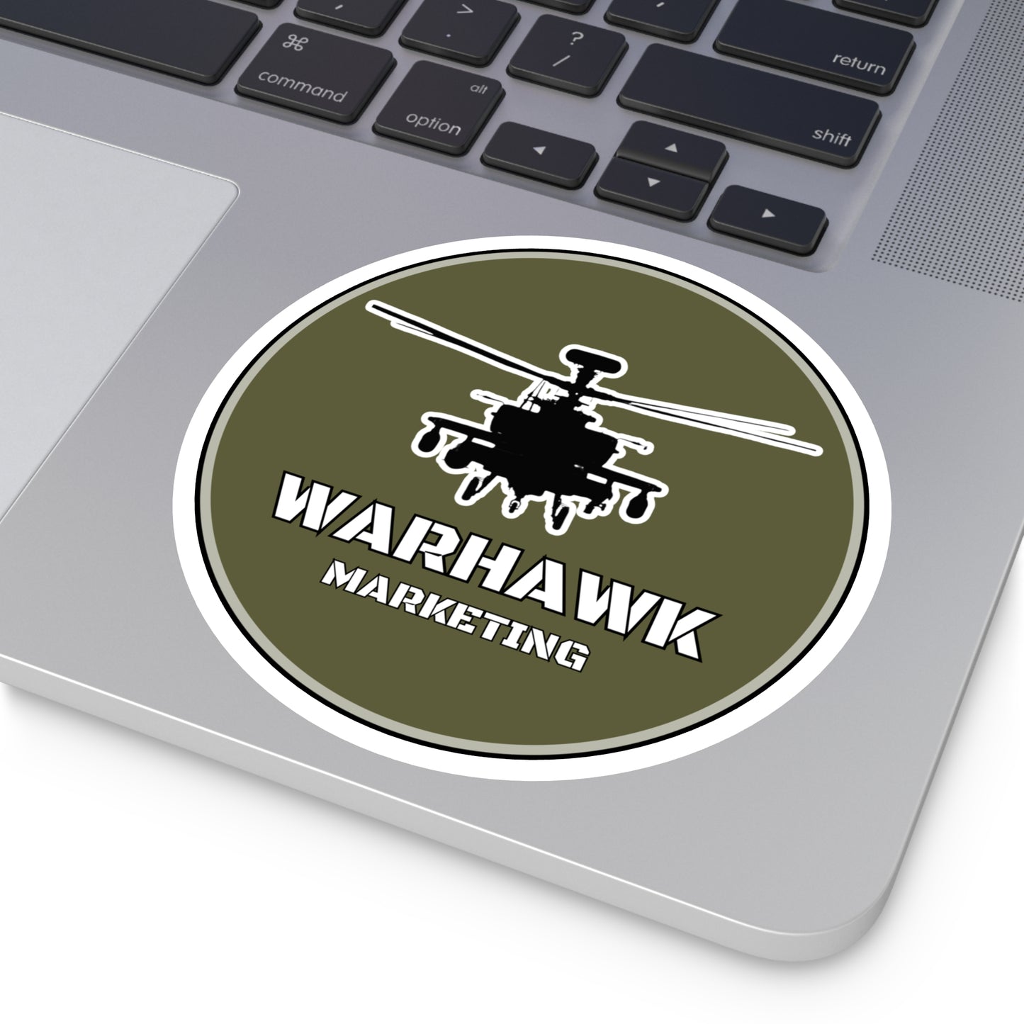 Warhawk Marketing Premium Vinyl Sticker – Unleash Your Patriotism!