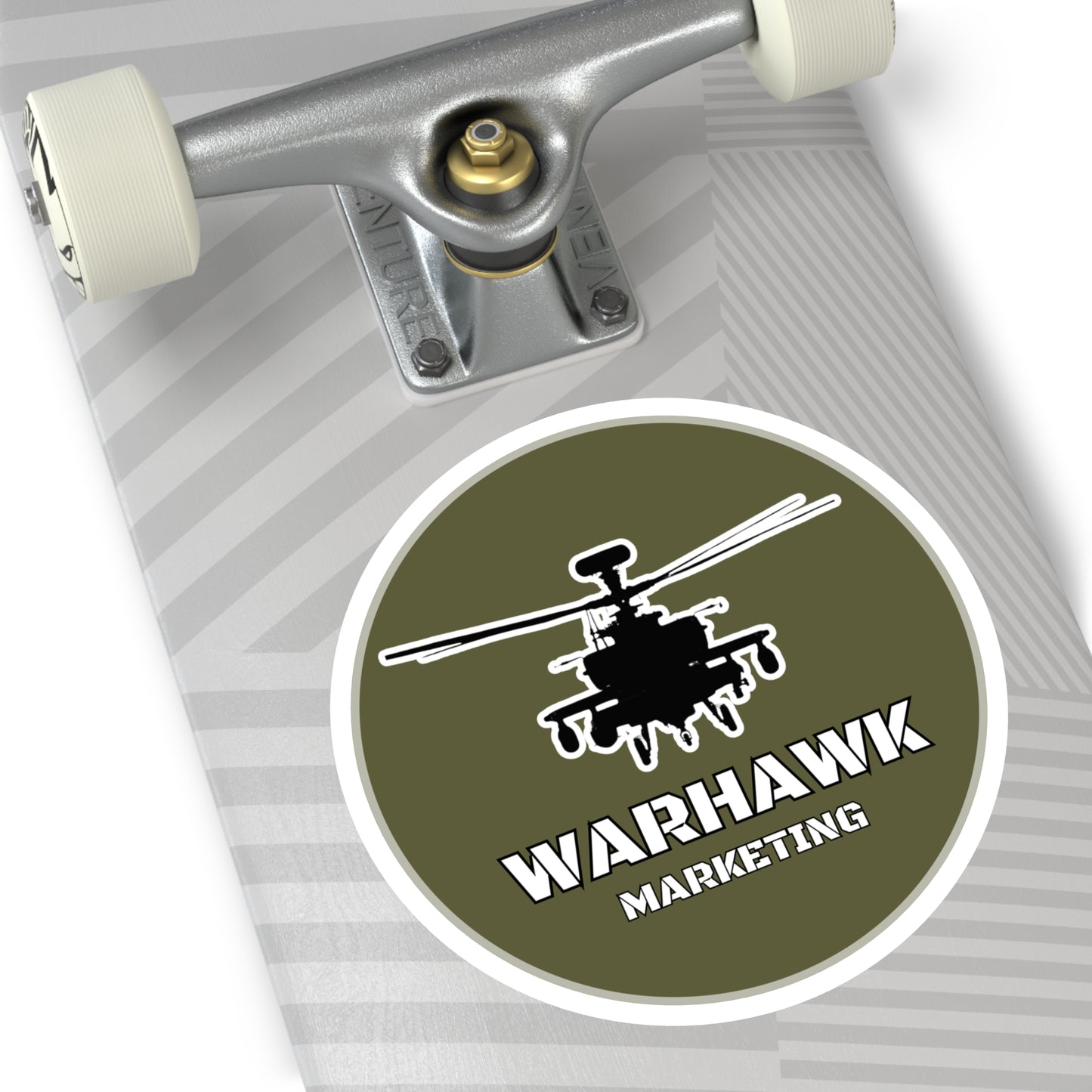 Warhawk Marketing Premium Vinyl Sticker – Unleash Your Patriotism!