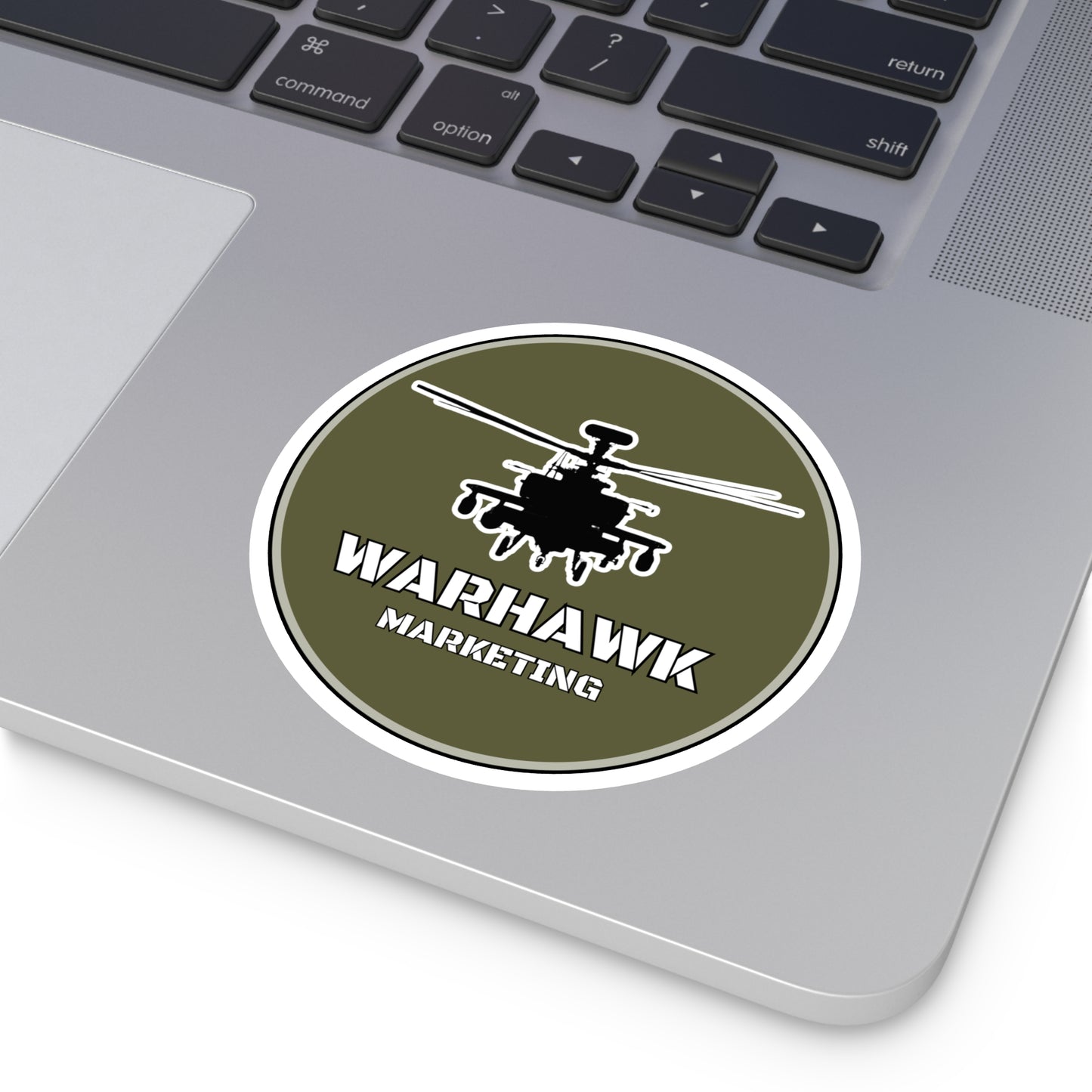 Warhawk Marketing Premium Vinyl Sticker – Unleash Your Patriotism!
