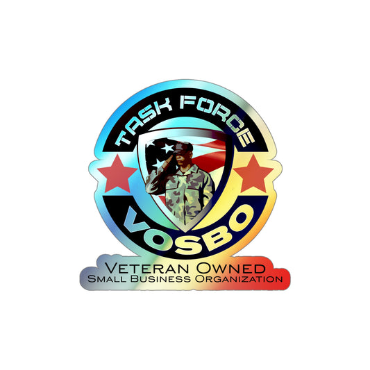 Task Force VOSBO Holographic Die-cut Sticker