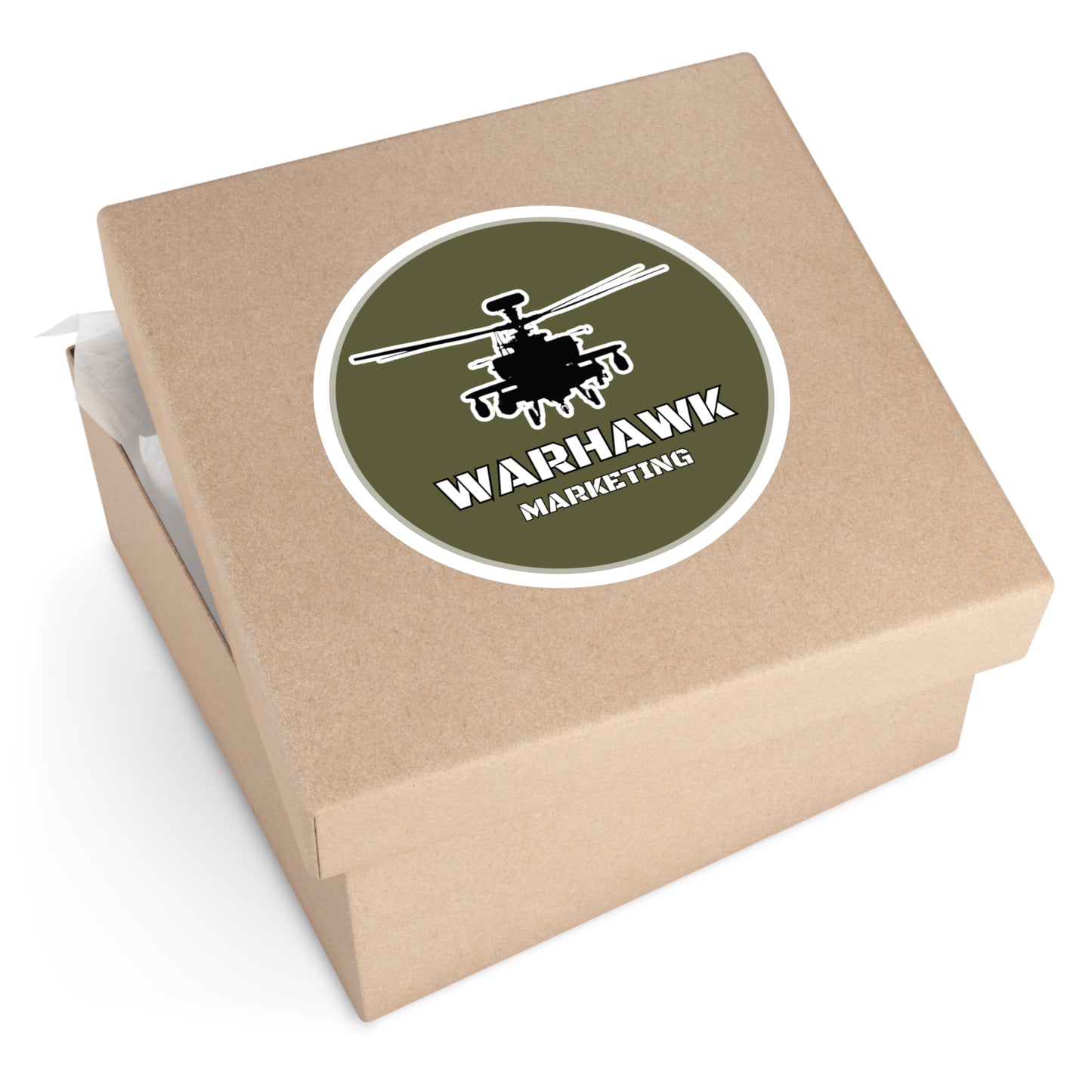Warhawk Marketing Premium Vinyl Sticker – Unleash Your Patriotism!