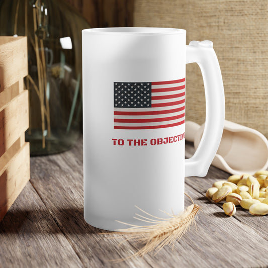 Task Force VOSBO Frosted Glass Beer Mug