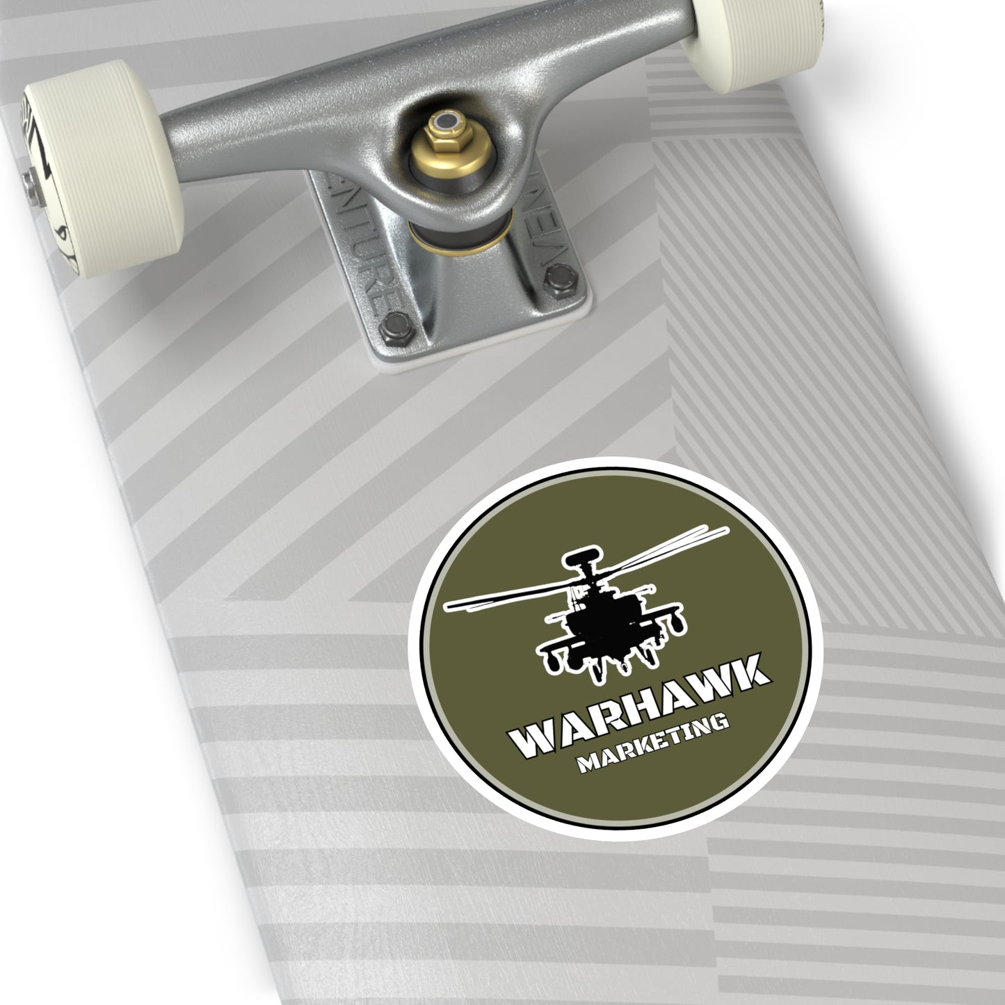 Warhawk Marketing Premium Vinyl Sticker – Unleash Your Patriotism!