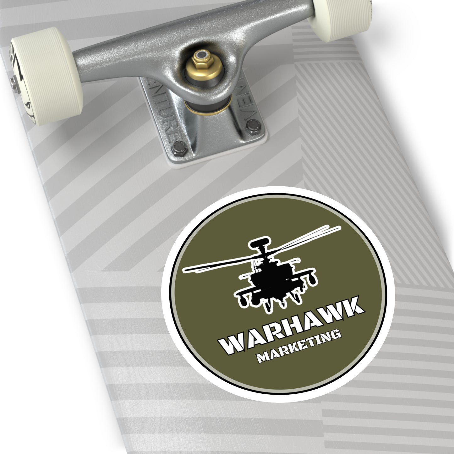 Warhawk Marketing Premium Vinyl Sticker – Unleash Your Patriotism!
