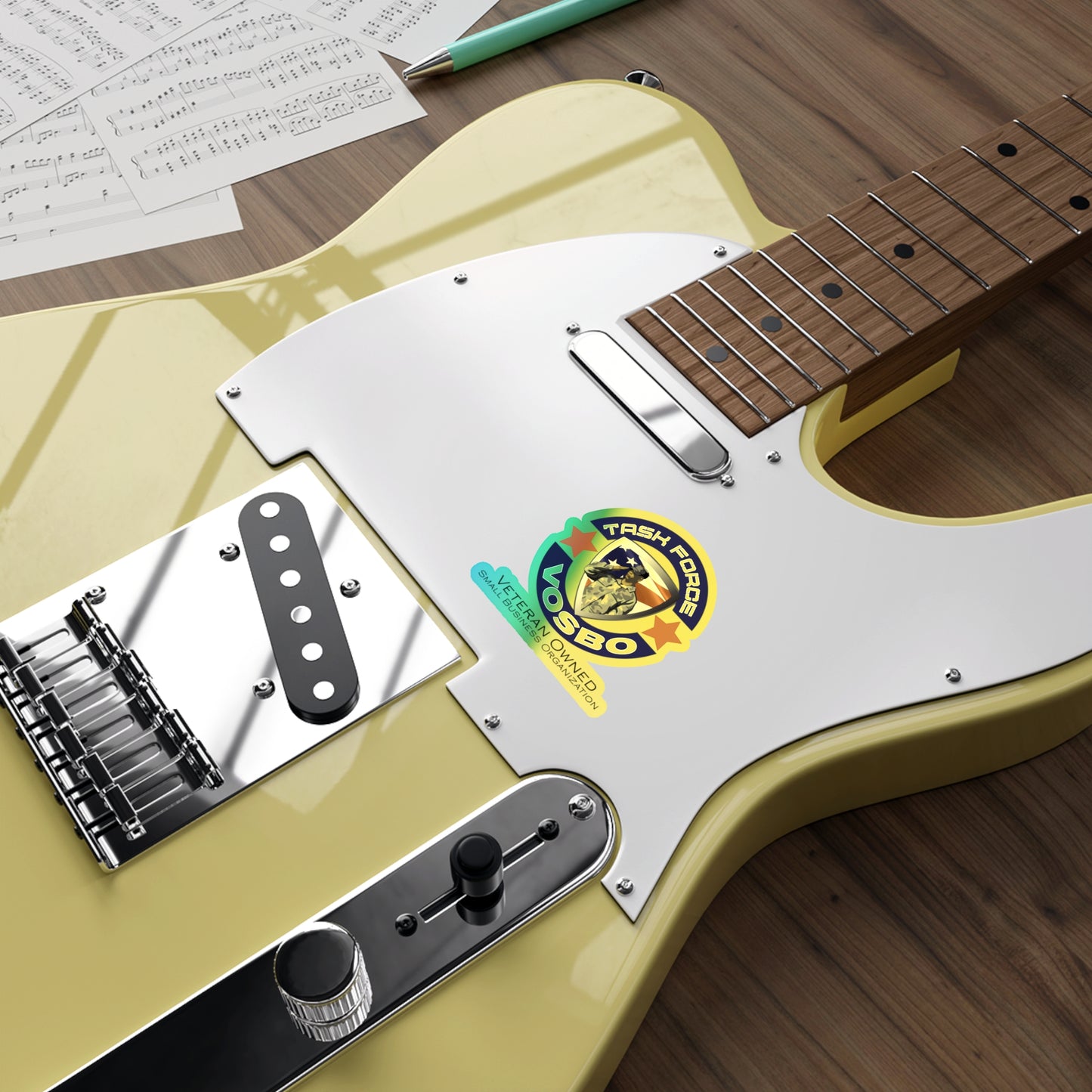 Task Force VOSBO Holographic Die-cut Sticker