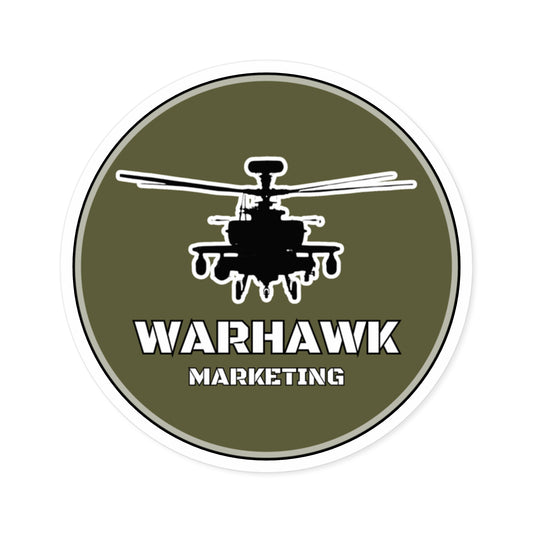 Warhawk Marketing Premium Vinyl Sticker – Unleash Your Patriotism!
