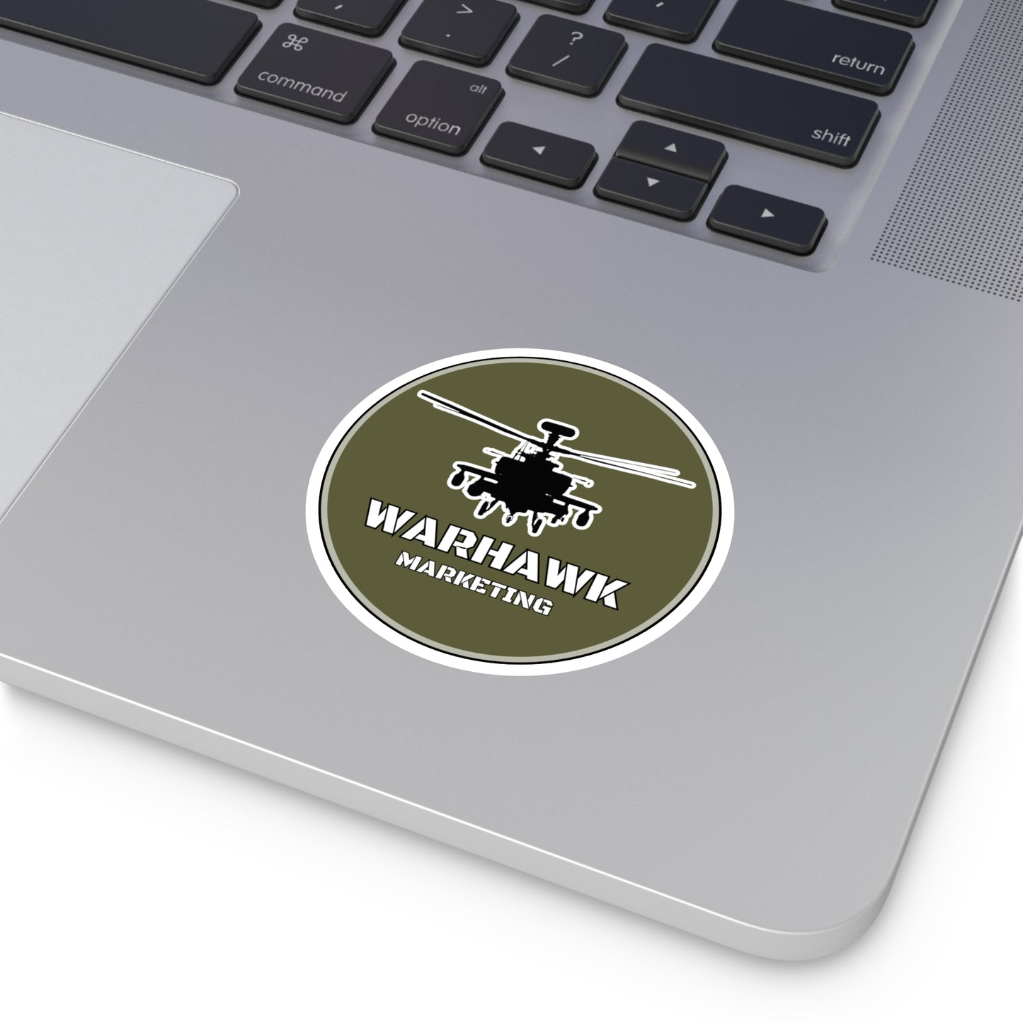 Warhawk Marketing Premium Vinyl Sticker – Unleash Your Patriotism!