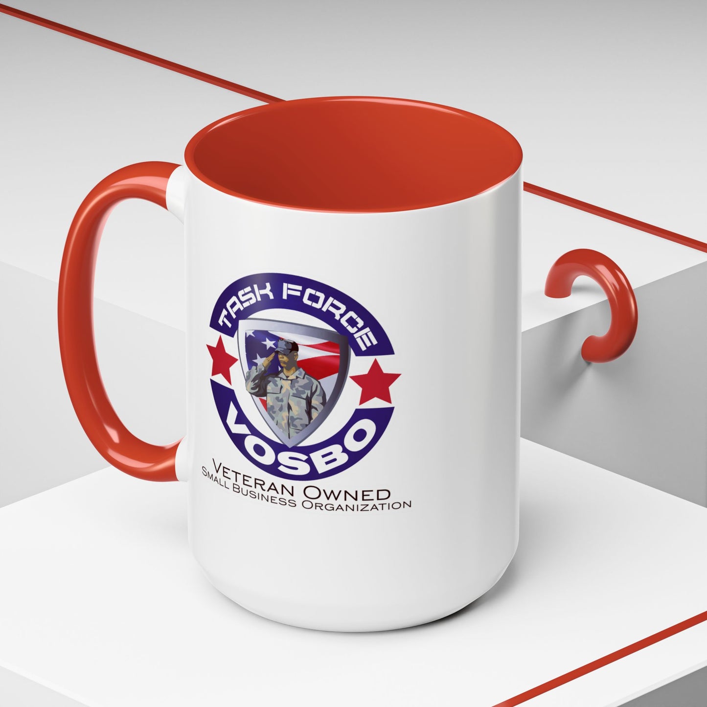 Task Force VOSBO Accent Coffee Mug (15oz)